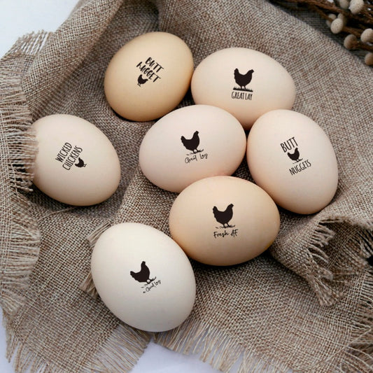 Fresh Eggs BUTT NUGGET Egg Stamp – sealingwaxstamp