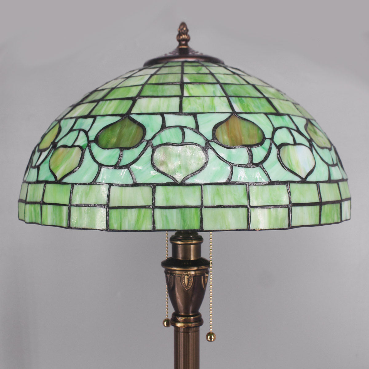 Tiffany Floor Lamp Stained Glass Standing Lighting Bronze Vintage Z10 Zjart Lighting Decor