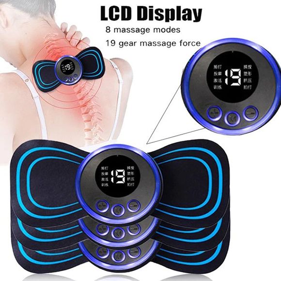 EMS Foot & Body Massager // 6 Modes intensity // butterfly massage // Mini  Massager How to Use 