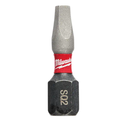 Milwaukee SHOCKWAVE™ Impact Square Bits #2 3-1/2"