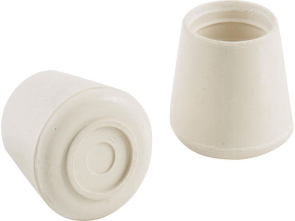 white rubber chair leg caps