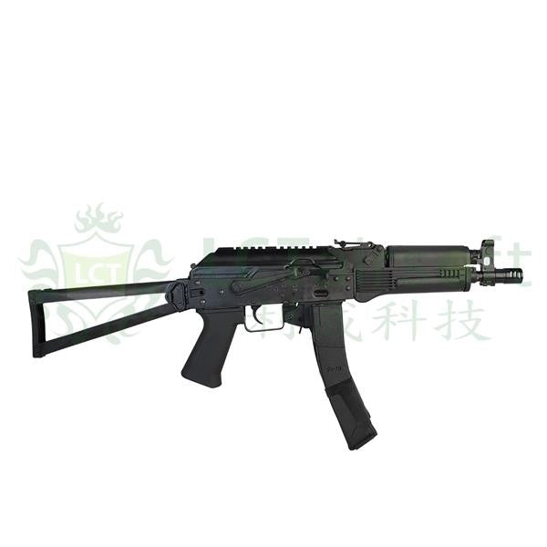 LCT 9mm PP-19 PDW AK Airsoft AEG Rifle w/ Polymer Handguard, Black