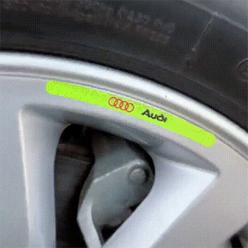 Cool Car Wheel Hub Reflective Sticker For Night Driving – lonelythink