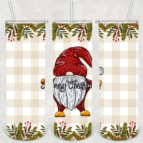 CHRISTMAS GNOME TUMBLER 48- Includes One 20oz Metal Insulated Tumbler, –  PALMETTO RESIN ART LLC