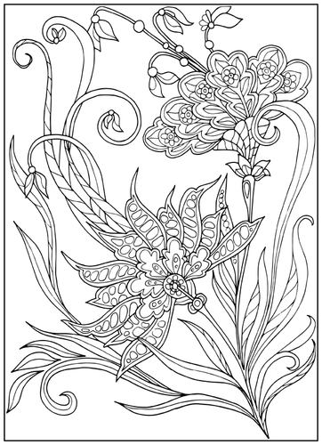 may flowers coloring pages