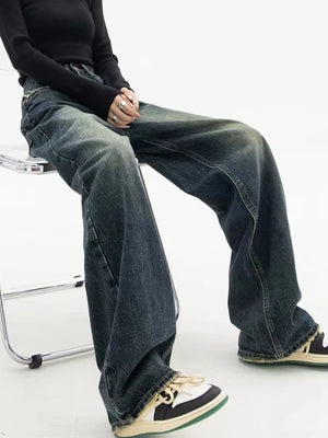 Flair And Flavor Denim Pants - Bella Chix Co