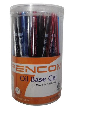 Pencom - OG39 Oil Gel 1.0mm Blue Fancy Pen with Cap (Drum of 50) – Varlour  Stationery Company
