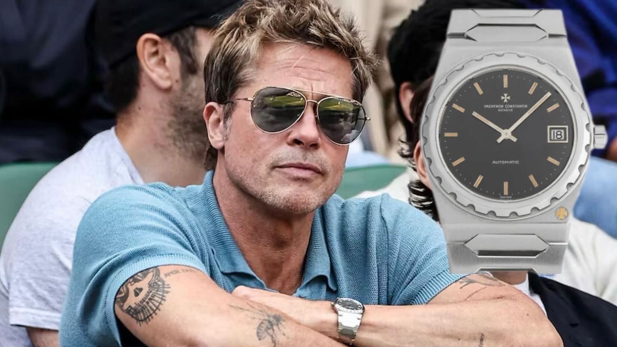 brad pitt wimbledon watches