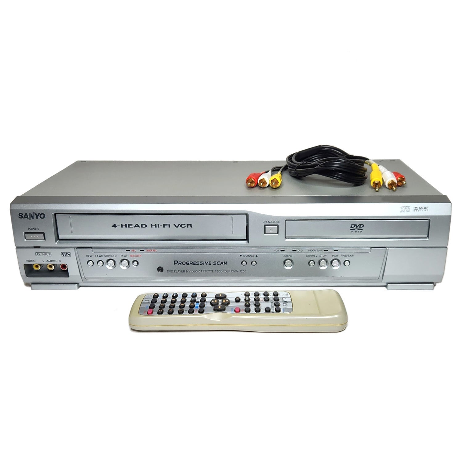 Sanyo Dvw 7200 Vhs Vcrdvd Player Combo Vcr 8342