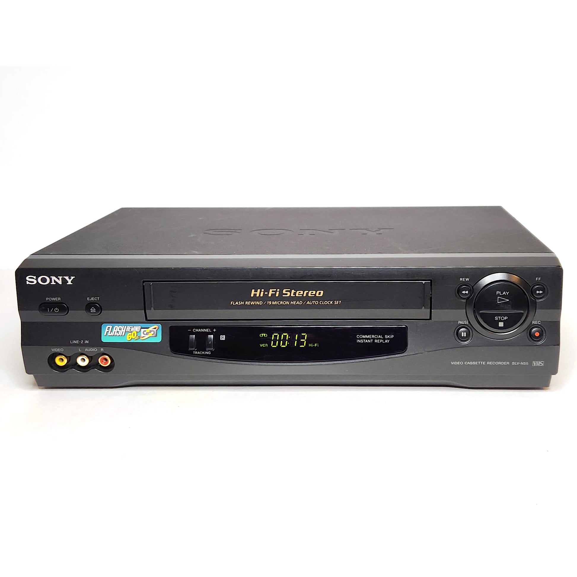 Sony SLV-N55 VCR, 4-Head Hi-Fi Stereo VHS Player Recorder#N# – VCR-DVD.com