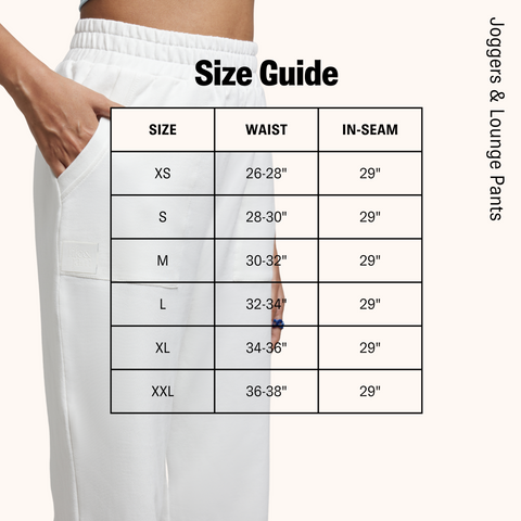 Athleisure and Activewear Size Guide – Life & Jam