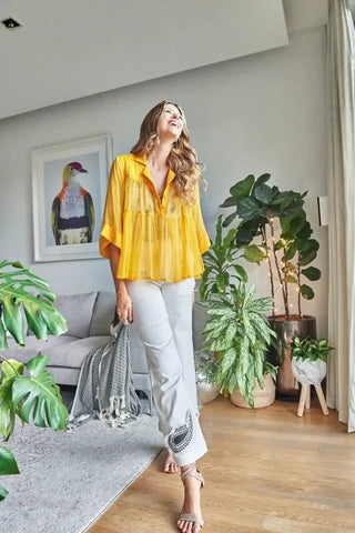 Dandelion Yellow Layered Shirt