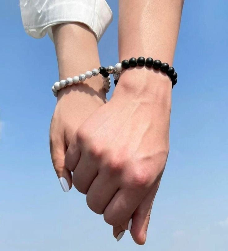 Lock and key bracelet and necklace for couples | My Couple Goal