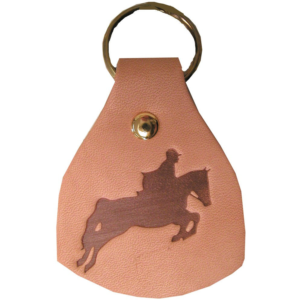 Solid Brass Horse Head Key Ring Holder