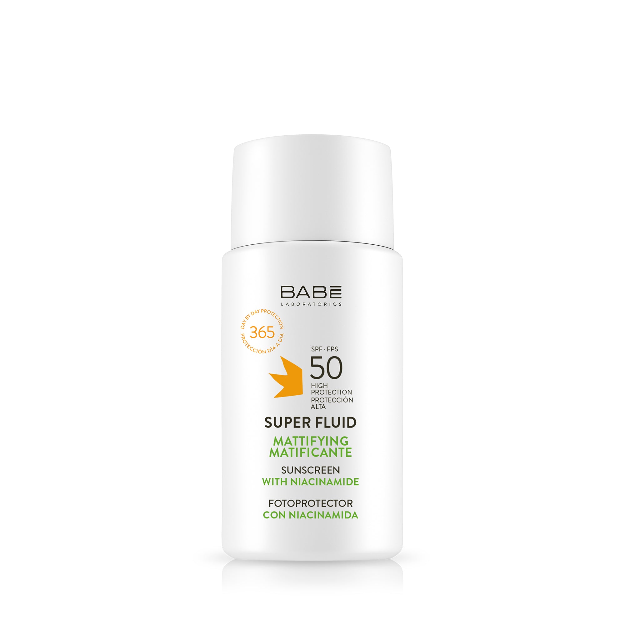 Super Fluid Fotoprotector Matificante SPF 50 – Laboratorios BABÉ