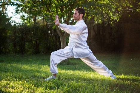 Balancing and stretching exercise