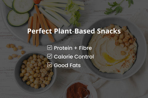 high protein weight loss plant based snacks