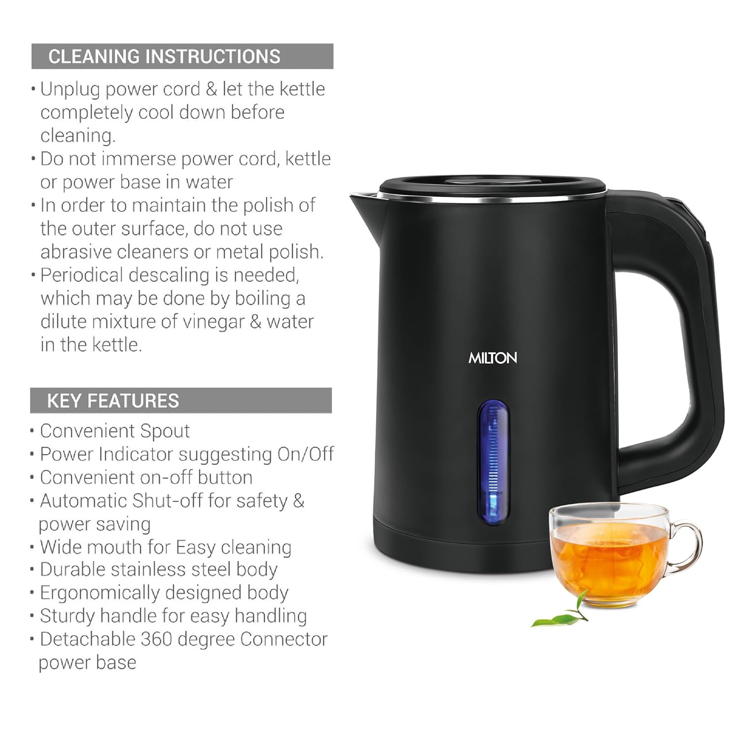 Companion Double Wall Electric Kettle (Milton) - Image 7