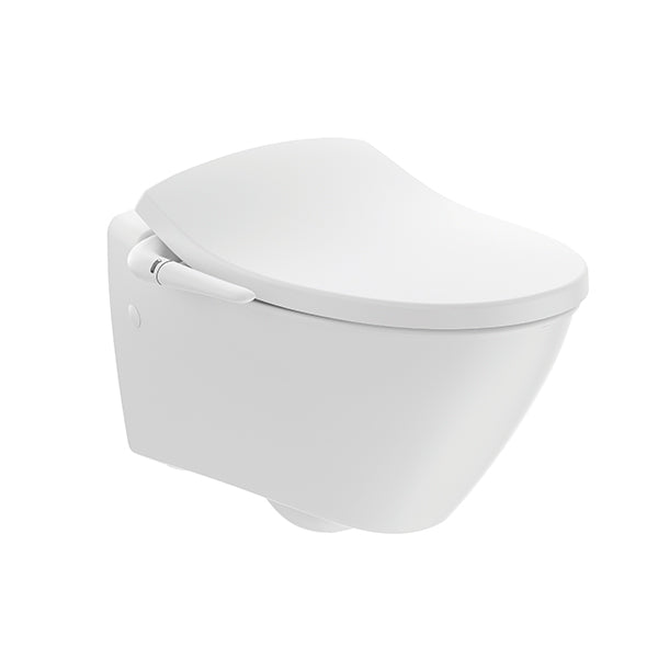 Buy Aqua Space 49x36cm Polypropylene White Oval Non-Electric Bidet