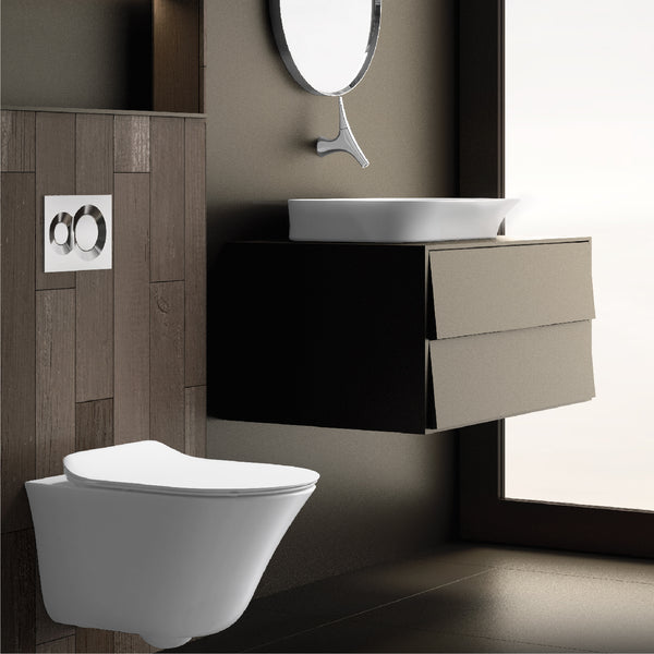 Vive Toilet wall hung bowl and seat cover combo – Kohler Online Store