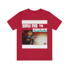 Unisex T-shirt Scarface white strip Say No To Drugs