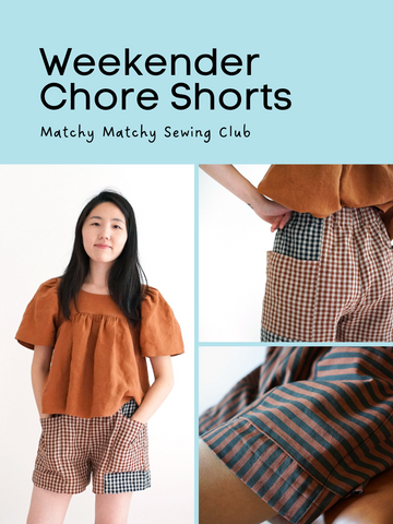 Weekender Chore Shorts Sewing Pattern