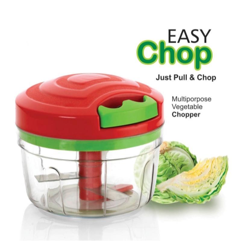 0753_Manual Food Chopper, Compact & Powerful Hand Held Vegetable Chopper/Blender ( 350 ML ) - Your Brand