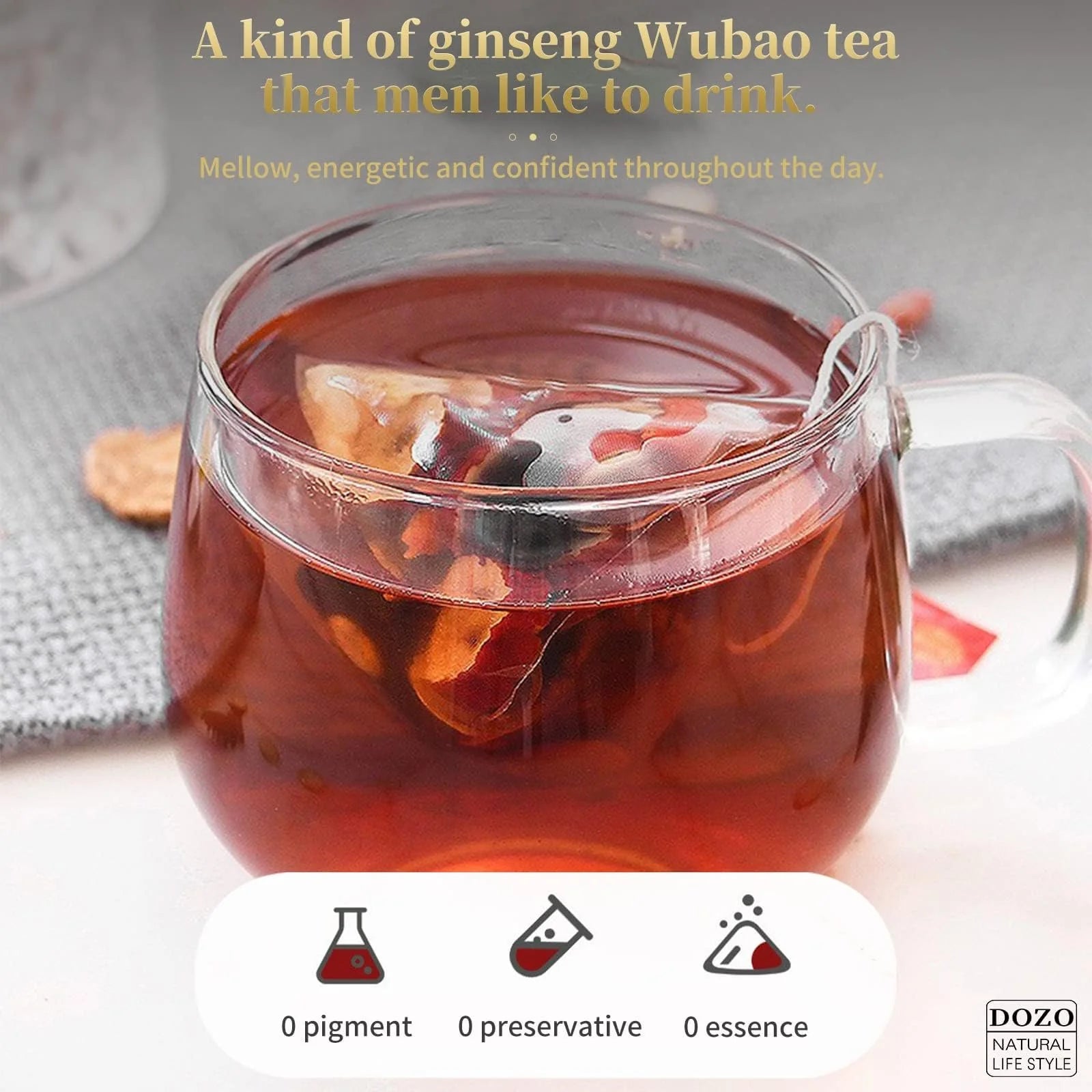 Reignite Your Vitality with Newyuo® Ginseng & Mulberry Tea – Balance • Drive • Confidence