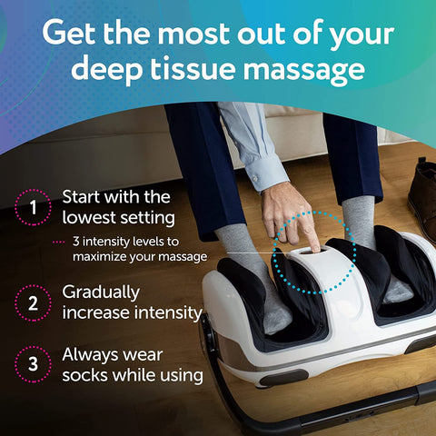 Cloud Massage Heated Shiatsu Foot and Leg Massage Machine