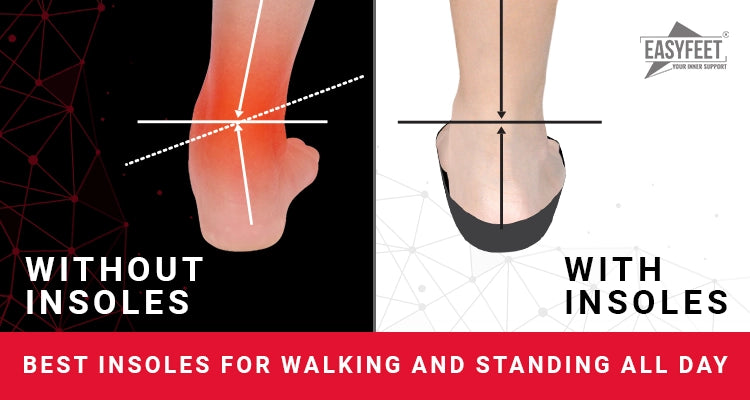 insoles for walking and standing all day EasyFeet 1