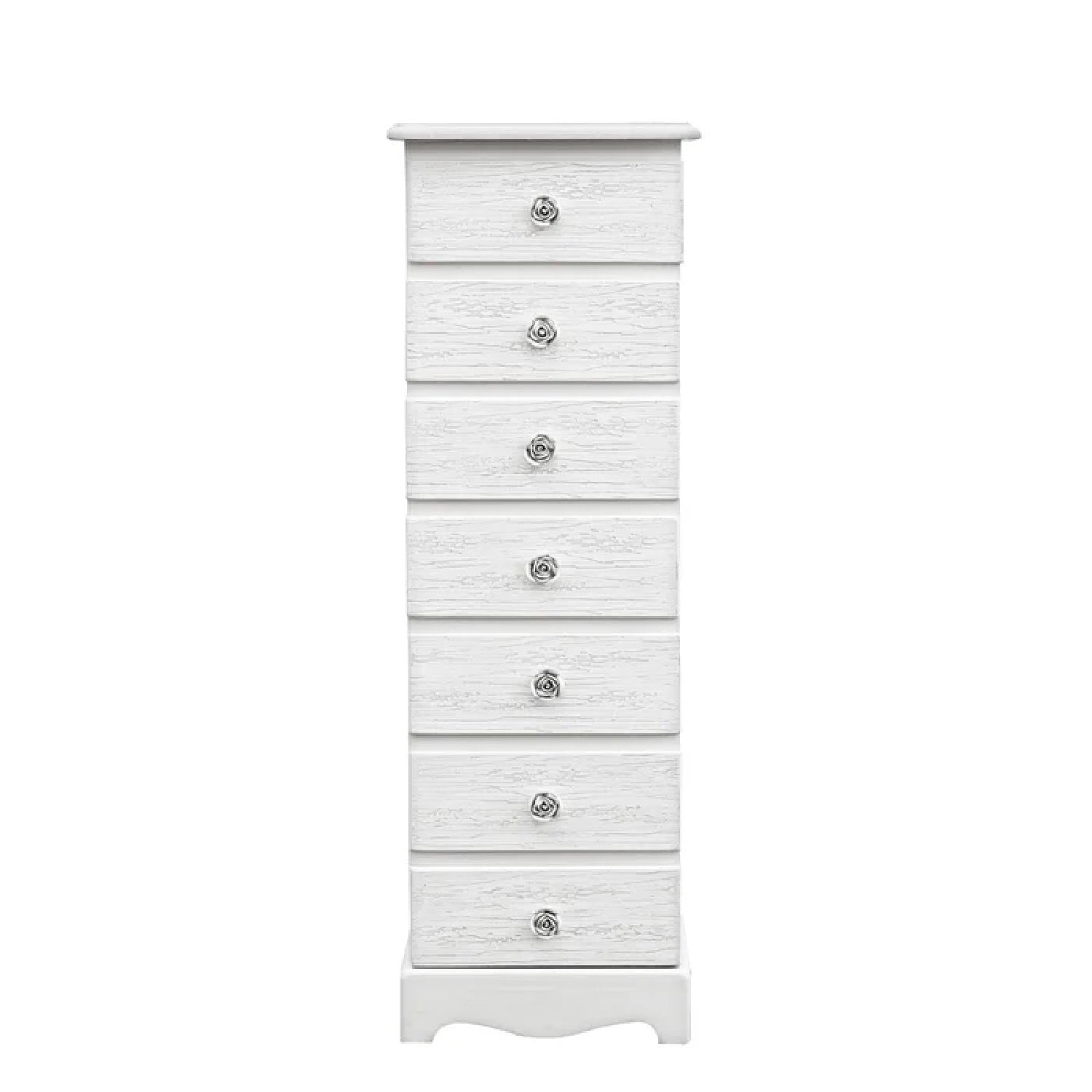 Amias 7 Tallboy Drawers - White | Tallboys Direct - Tallboys Direct