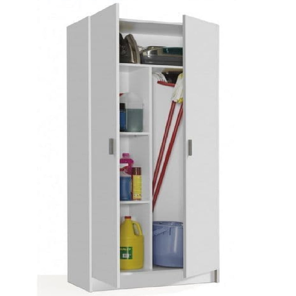 Ulix Tall Cupboard - White | Free Delivery | Tallboys Direct - Tallboys ...