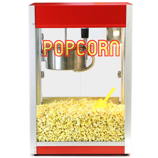 Paragon Theater Pop 8 Ounce Popcorn Machine for Professional  Concessionaires Requiring Commercial Quality High Output Popcorn Equipment,  Red