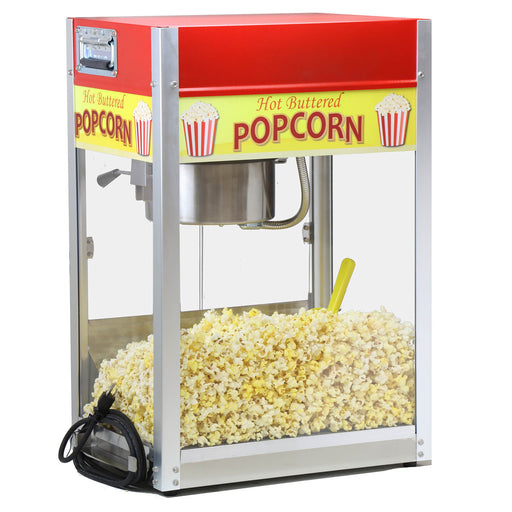 Paragon Theater Pop 8 Ounce Popcorn Machine for Professional  Concessionaires Requiring Commercial Quality High Output Popcorn Equipment,  Red