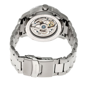 絶妙 ヘリター Heritor メンズ 腕時計 自動巻き Automatic Ryder Stainless Steel Watch 44mm Silver 圧倒的高評価 Traverserdl Com