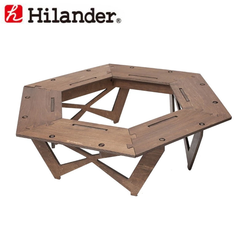 ハイランダースチールヘキサゴンテーブル - テーブル