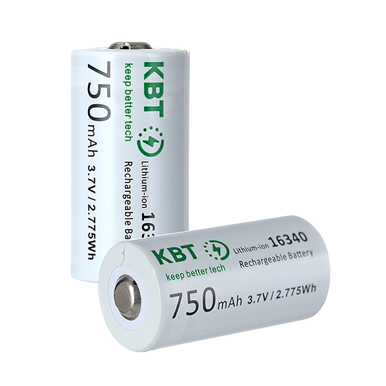 3.7v 16340 rechargeable battery