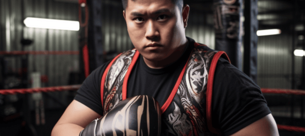 Big Guy Training Muay Thai