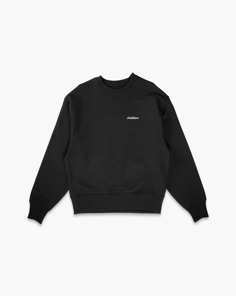 a new journey. fortitude. sweater. black. – chablam™