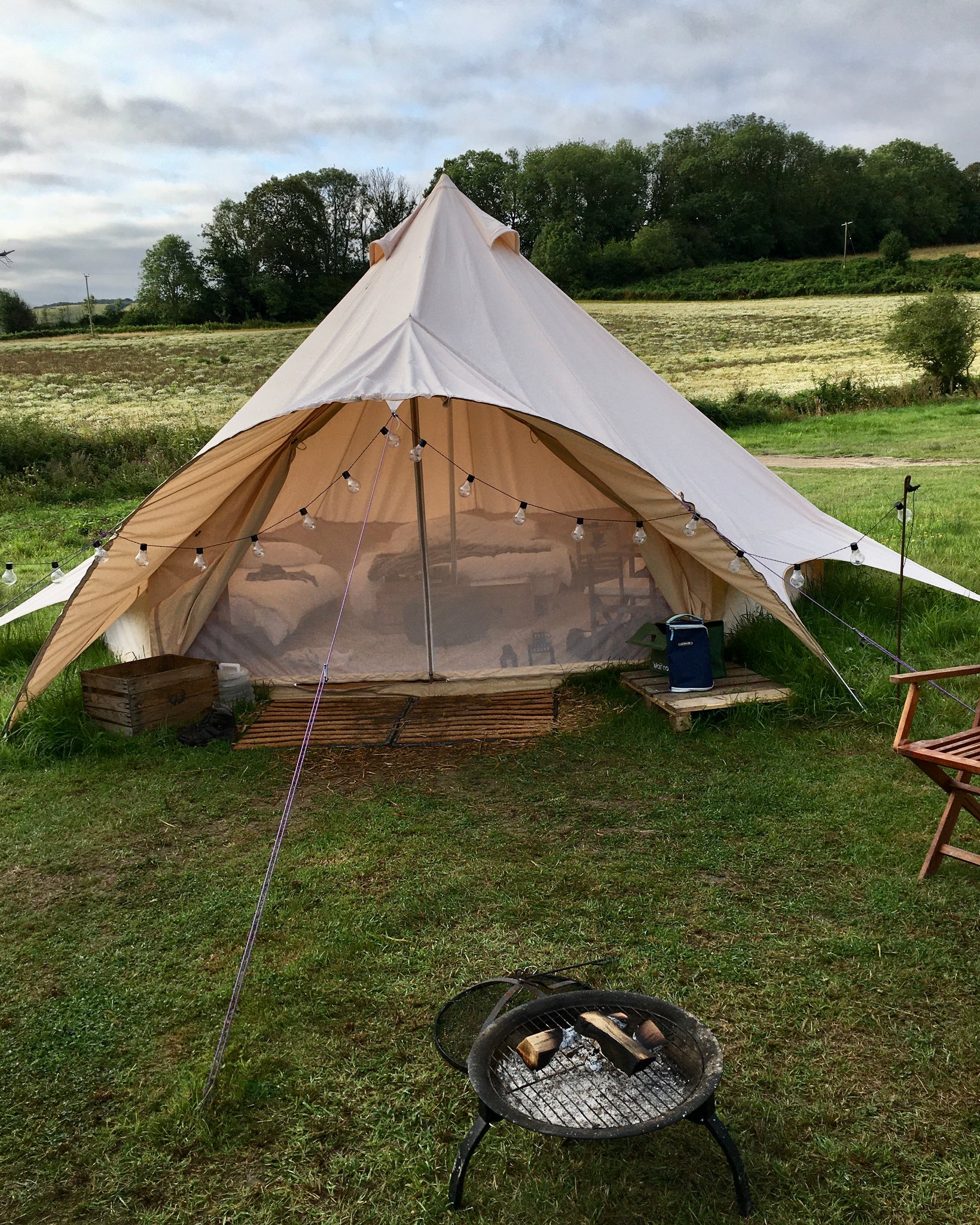 Wild Coombe Camping Bell Tents
