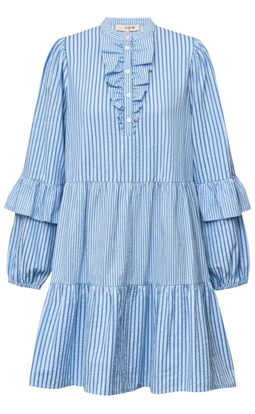 Billede af A-View Kjole - Karin - Blue/White Stripe