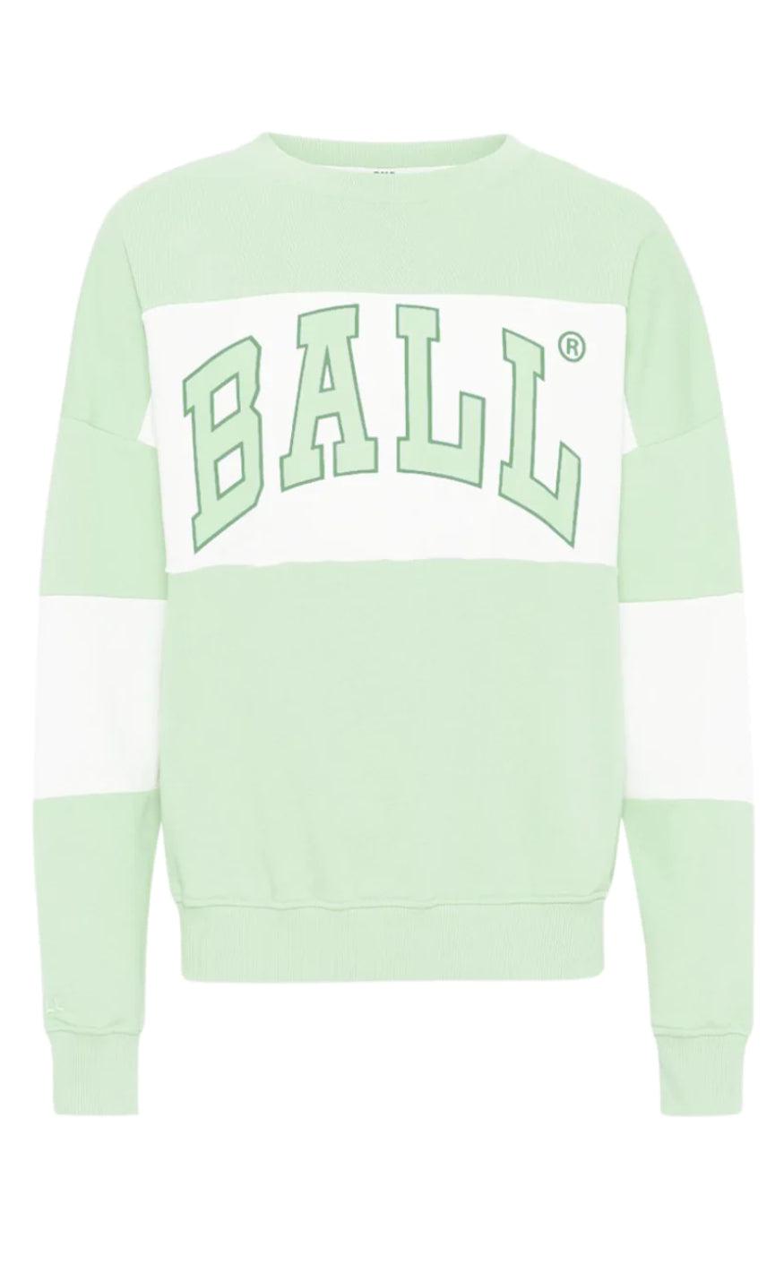 Se BALL Original Sweatshirt - J. Robinson - Neo Mint hos Fashionbystrand