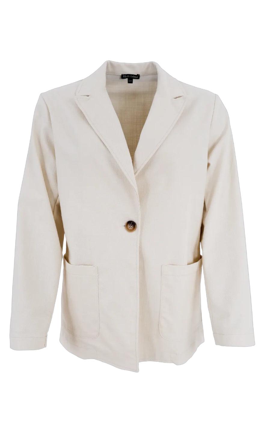 Billede af Black Colour Blazer - Box - Off White