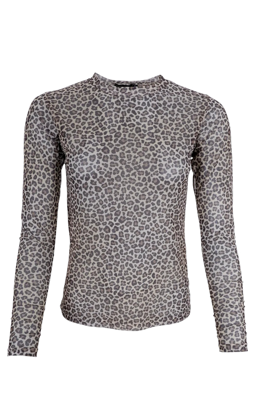 Se Black Colour Bluse - Florence - Leopard hos Fashionbystrand