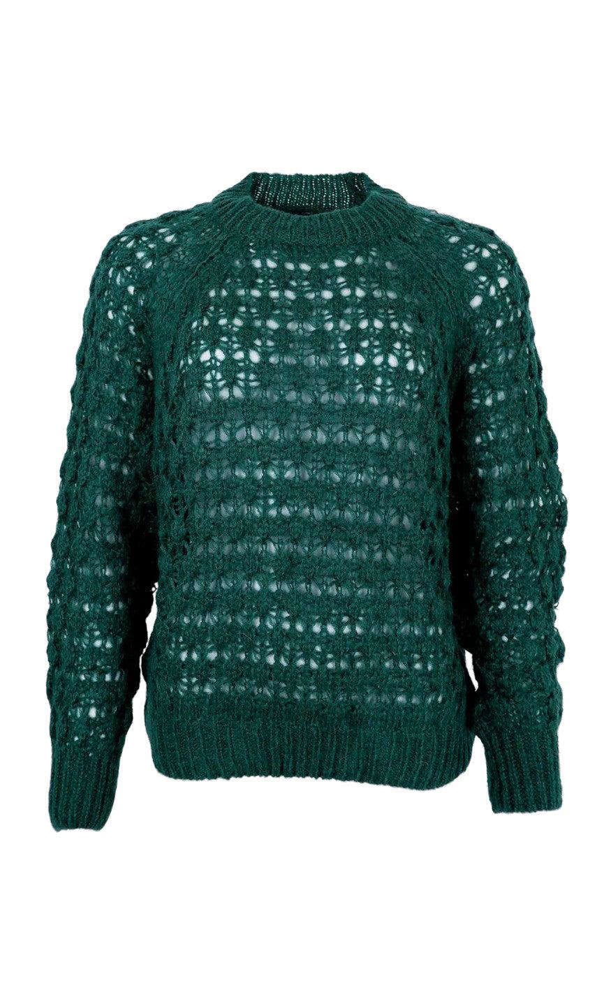 Billede af Black Colour Jumper - Trinity - Deep Green