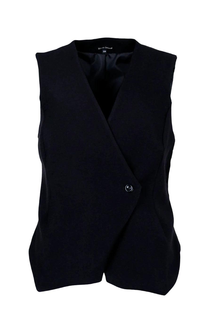 Black Colour Vest - Chicago - Black