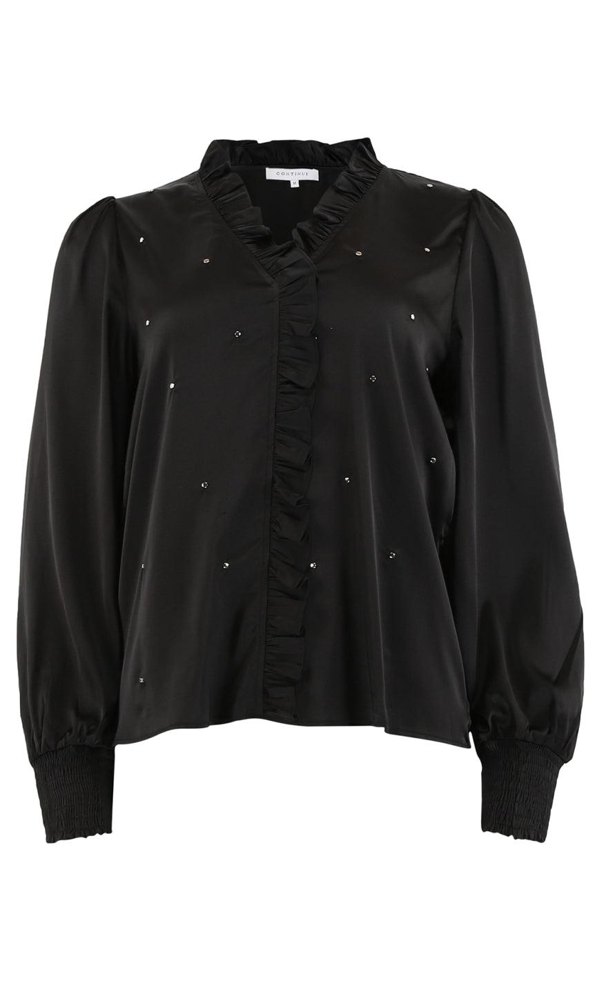 Se Continue Bluse - Darling - Black hos Fashionbystrand