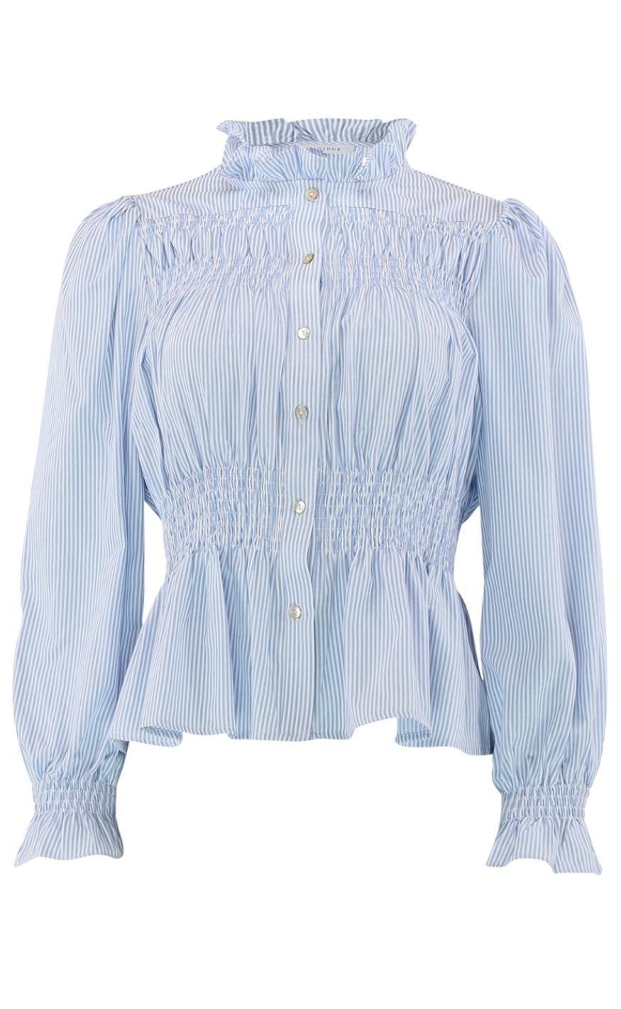 Billede af Continue Bluse - Julia - Blue Stripe