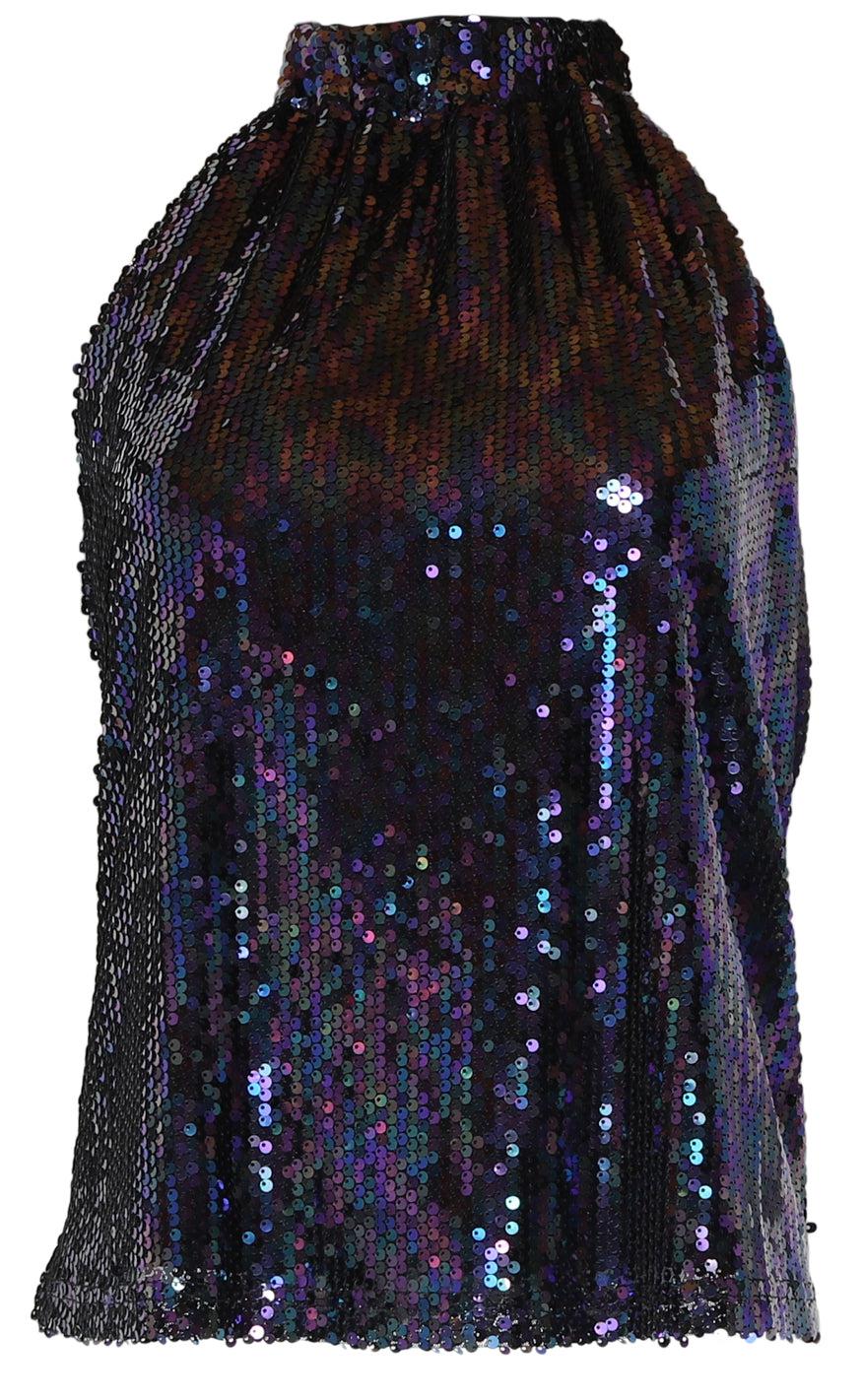 Billede af Continue Top - Rasmine - Sequins Multicolour