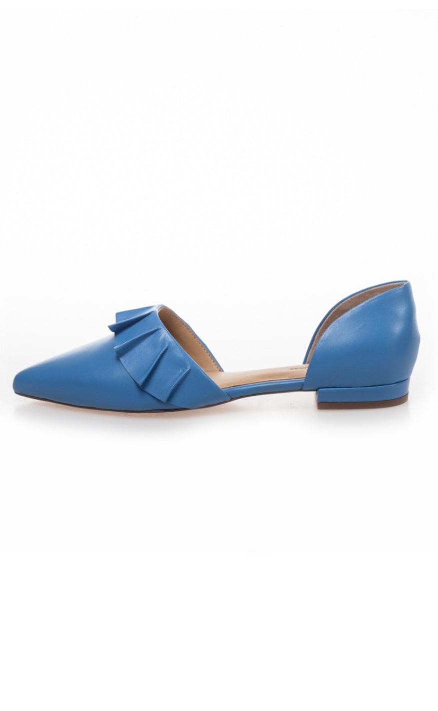 Billede af Copenhagen Shoes Loafers / Ballerina - New Romance Leather - Electric Blue